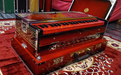 Special Edition Mysterious Red 2 Line Portable Harmonium