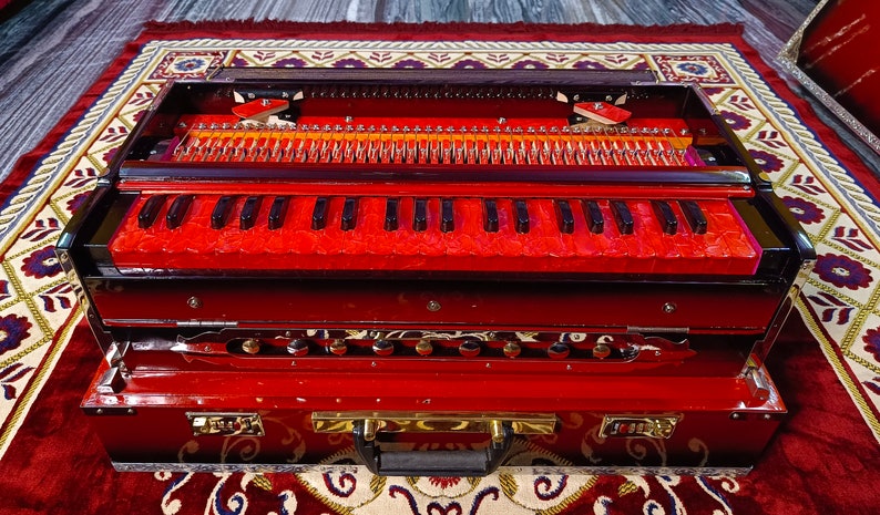 Special Edition Mysterious Red 2 Line Portable Harmonium