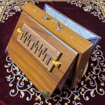 buy national music teak wood 1 octave manual shruti box online