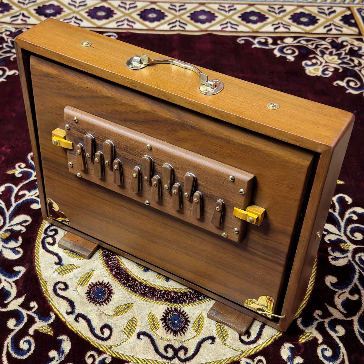 national music 1 octave large wooden shruti box for sale