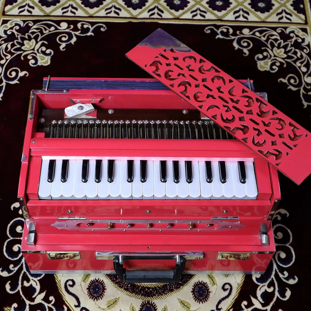 national music 2.5 octave pink mini harmonium