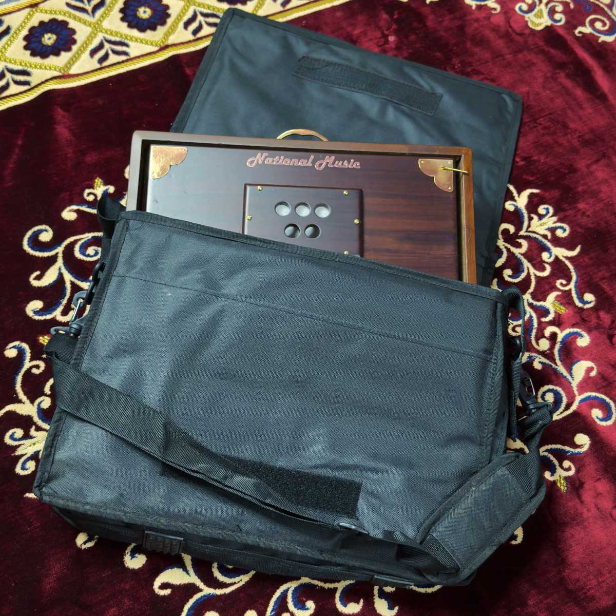 national music wmd1 high quality one octave shruti box with padded bag for sale