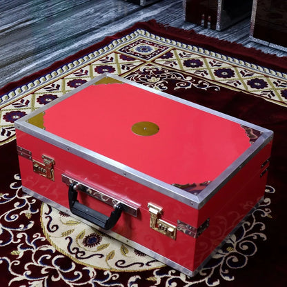nm pink small harmonium suitcase 